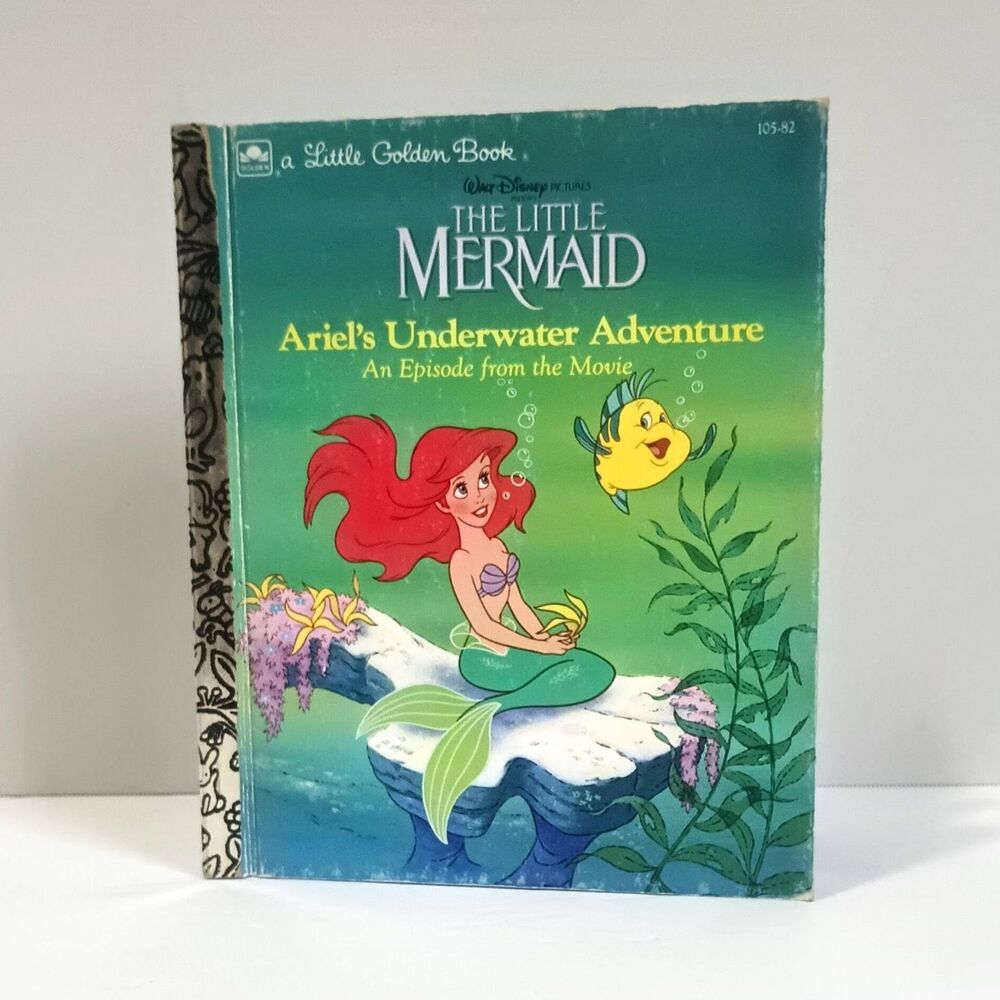 Little Golden Book Disney The Little Mermaid: Ariel's Underwater Adventure Vnt